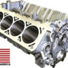 World Products 084180-904 - Cast Iron Motown/LS Engine Block Chevy Small Block 350 Mains, 3.995 Bore, Billet Caps