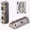 World Products 011150 - Cylinder Heads Cast Iron Chevy Small Block SPORTSMAN II 200cc 64cc 23Degree 2.020" x 1.600" Angle Plug, Bare Castings