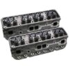 World Products 011250-2 - Cylinder Heads Cast Iron Chevy Small Block SPORTSMAN II 200cc 64cc 23Degree 2.020" x 1.600" Straight Plug, Assembly w/ 1.437" springs for solid flat tappet or Hyd.roller springs