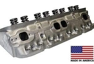 World Products 043610 - Cylinder Heads Cast Iron Chevy Small Block S/R 170cc 67cc 23Degree 1.940" x 1.500" Straight Plug. Bare Casting